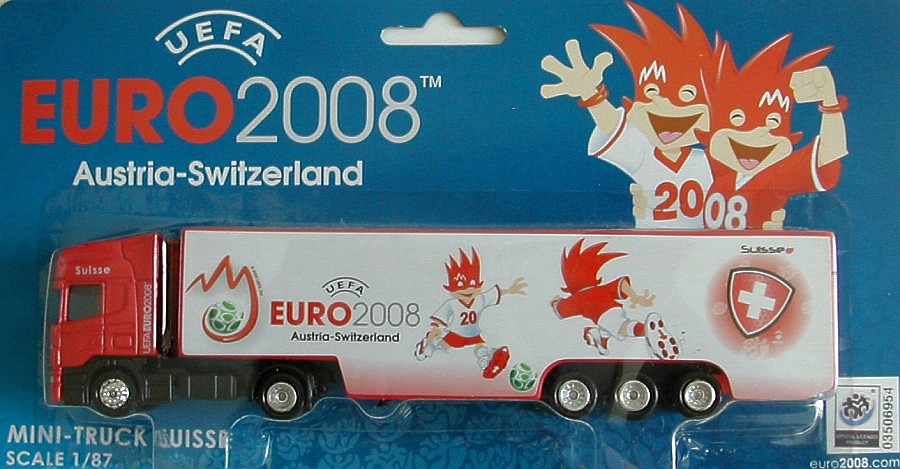 Euro 2008: 1/87th scale truck